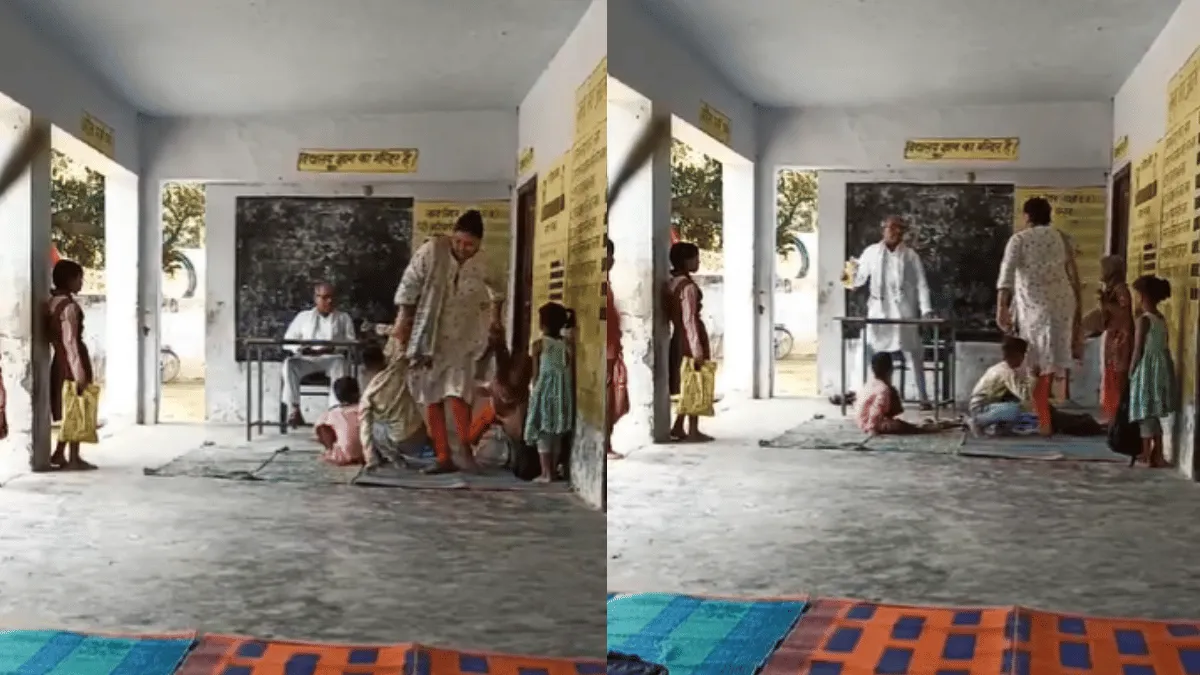 govt-teacher-threatens-another-school-teacher-with-slipper-in-front-of-students-furious-netizens-demand-action